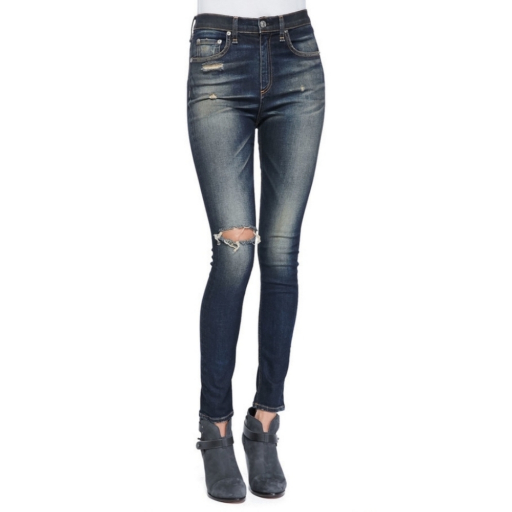 Rag & Bone Justine High-Rise Skinny Jeans - Picture 5 of 16